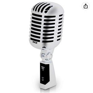 Pyle Classic Retro Dynamic Vocal Microphone w/ cable